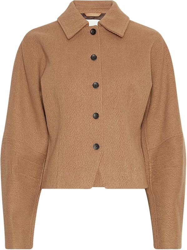 Moss Copenhagen - Jasje 19428 - Licht Bruin - Leren Jassen