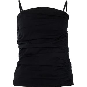 Rabens Saloner Top zwart (Maat: L) - Effen