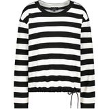 monari Sweatshirt  zwart / wit