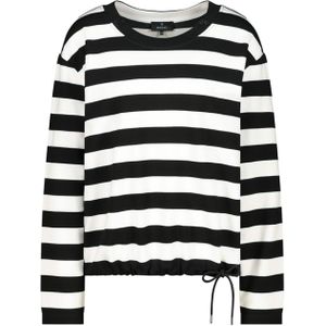 monari Sweatshirt  zwart / wit