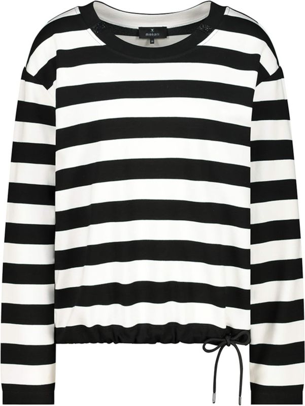 monari Sweatshirt  zwart / wit