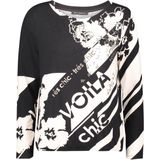 Betty Barclay Dames longsleeve zwart (Maat: 36) - Halslijn: Ronde hals,