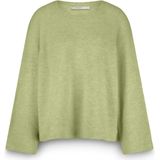 Summum Woman - Oversized Trui - Groen - Wol Alpaca Mix