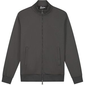 Malelions Heren vest bruin (Maat: XS) - Effen - Halslijn: Opstaande kraag,