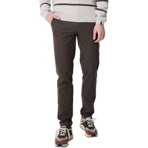 Com4 Modern Chino Collection heren broek bruin (Maat: 48)
