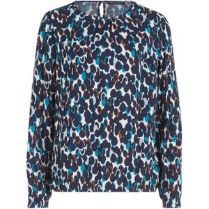 Betty Barclay Blouse blauw (Maat: 42) - Halslijn: Ronde hals,