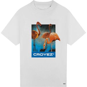 Croyez homme T-shirt wit (Maat: L) - Fotoprint - Halslijn: Ronde hals,