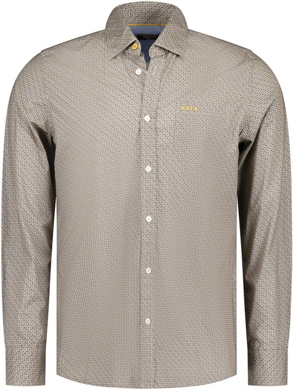 NZA - Overhemd - Beige - Heren