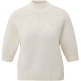 YAYA Pullover korte mouw 01-000491-509 Ecru