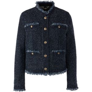 Marc Cain Dames jas blauw (Maat: 38)