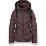 District - Dames Jas - Bruin - Effen