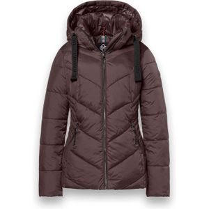 District - Dames Jas - Bruin - Effen