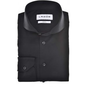 Ledȗb Jersey shirt zwart, Effen