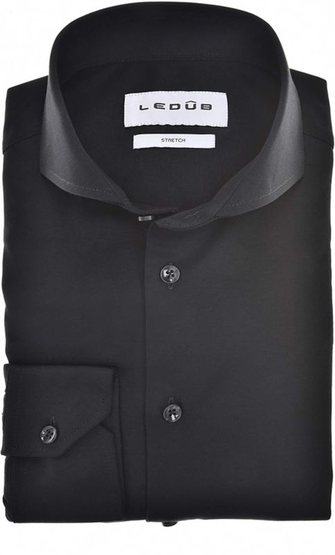 Ledȗb Jersey shirt zwart, Effen