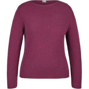 Rabe Dames trui paars (Maat: 44) - Effen - Halslijn: Ronde hals,