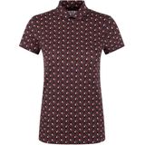 Marc Cain Dames t-shirt grijs (Maat: 38) - Halslijn: Polokraag,