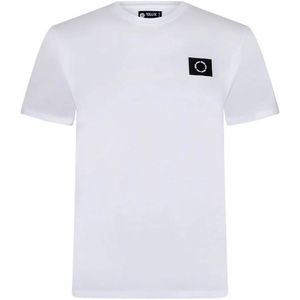 Rellix T-shirt wit (Maat: 140) - Effen - Halslijn: Ronde hals,