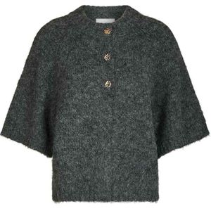 Neo Noir - Truien - Grijs - Boxy Silhouet - Zachte Wol