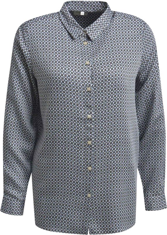 Milano Italy - Blouse - Viscose - Regular Fit - All-over Look