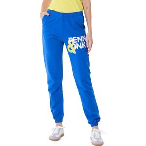 Penn & Ink N.Y. Trousers print blauw (Maat: S)