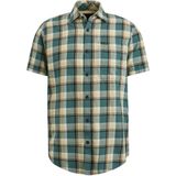 PME Legend Overhemd korte mouw groen (Maat: XL) - Ruit