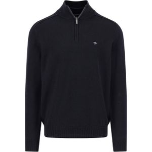 Fynch-Hatton - Troyer-Zip - Zwart - Schipperstruien