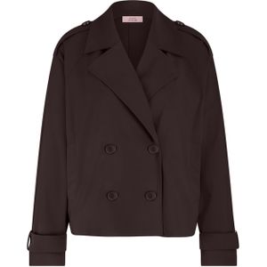 Studio Anneloes Dames jas bruin (Maat: S) - Effen