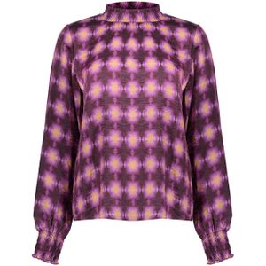Geisha - Top Allover Print - Paars - 3XL