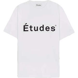 Études T-shirt wit (Maat: L) - Tekst - Halslijn: Ronde hals,