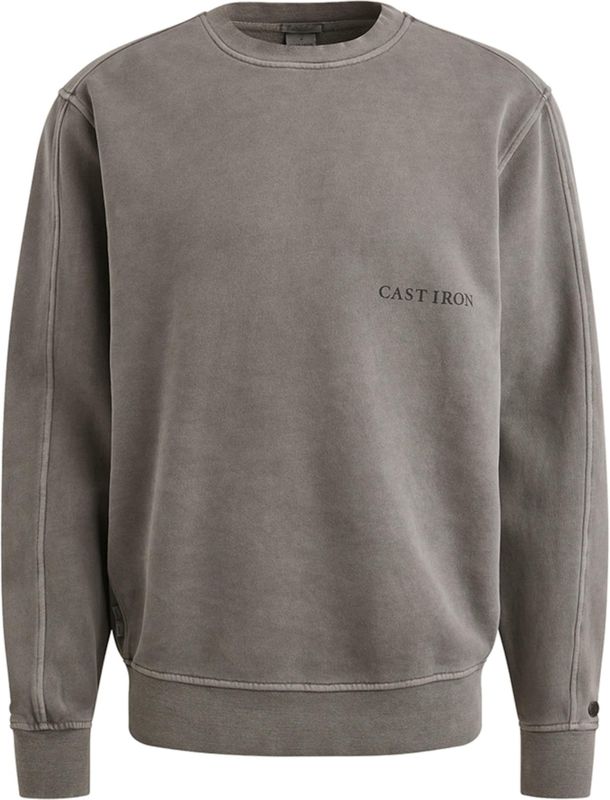 Cast Iron - Sweatshirt - Grijs - Lange Mouwen - Ronde Hals