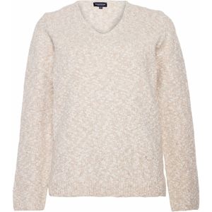 Bloomings Dames trui beige (Maat: XL) - Halslijn: V-hals,