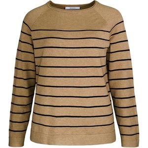 Bianca Trui beige (Maat: 38) - Streep - Halslijn: Ronde hals,