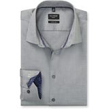 Olymp no6 Heren overhemd lange mouw groen (Maat: 44)