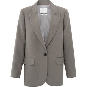 YAYA Blazer beige (Maat: 44) - Effen