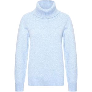 HV Society Trui blauw (Maat: 36) - Effen - Halslijn: Col,