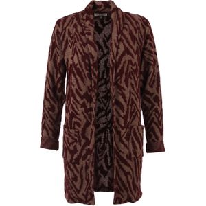 Enjoy Dames vest bordeaux (Maat: S)