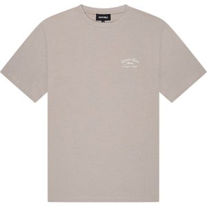 Quotrell T-shirt beige (Maat: XL) - Tekst - Halslijn: Ronde hals,