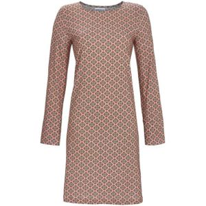 Ringella - Nachthemd - Roze - Grafisch Patroon - Lange Mouwen