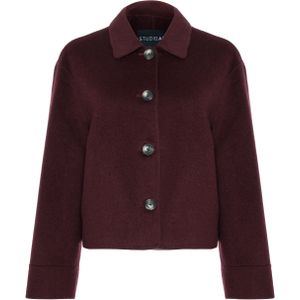 STUDIO AR - Jas - Bordeaux - Leren jassen