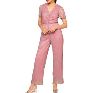 Freebird Jumpsuit jumpsuit roze (Maat: S) - Halslijn: V-hals,