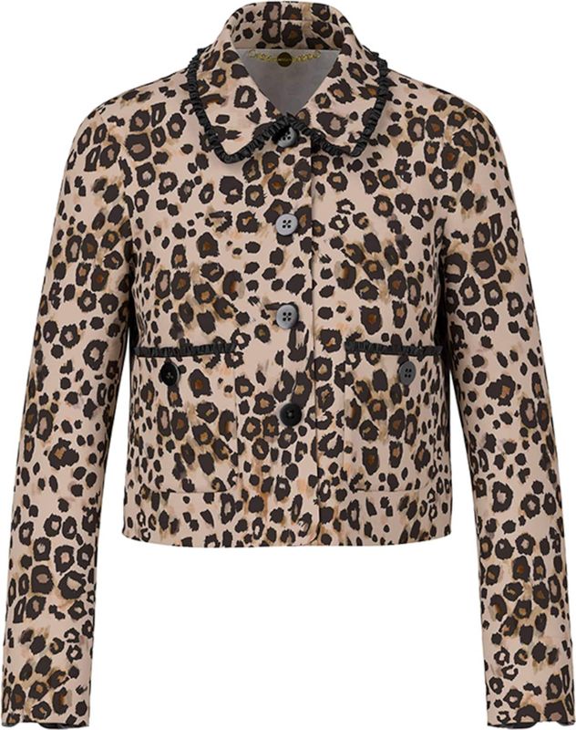 Marc Cain - Korte Jas - Veelkleurig - Dierenprint