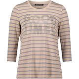 Betty Barclay - Gestreept Shirt met Juwelen - Beige - Dames