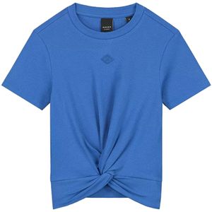 NIK & NIK T-Shirt blauw (Maat: 176) - Effen - Halslijn: Ronde hals,