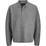 Jack & Jones - Junior - Trui - Grijs - Polokraag - Lange Mouw