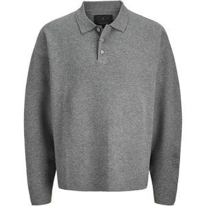 Jack & Jones - Junior - Trui - Grijs - Polokraag - Lange Mouw
