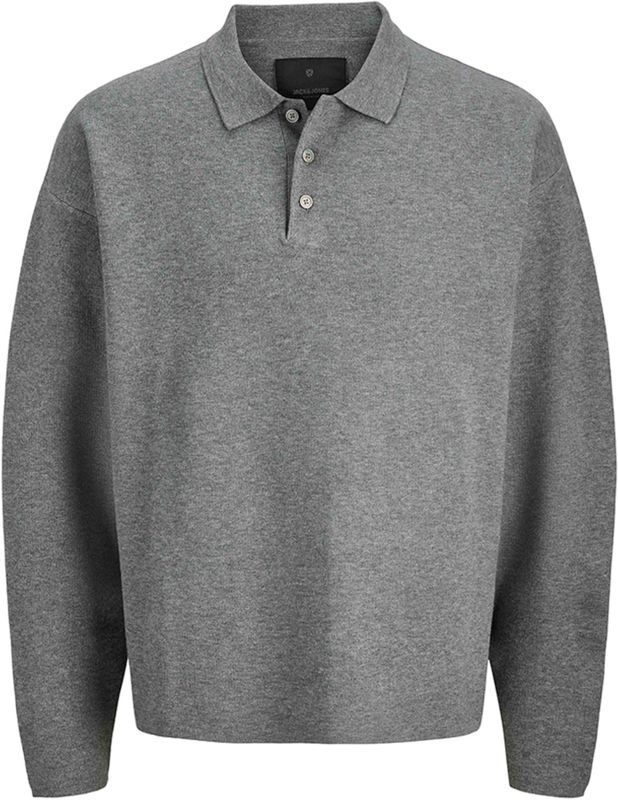 Jack & Jones - Junior - Trui - Grijs - Polokraag - Lange Mouw