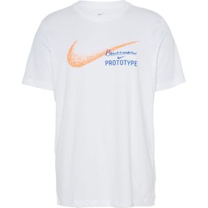 Nike T-shirt wit (Maat: L) - Halslijn: Ronde hals,