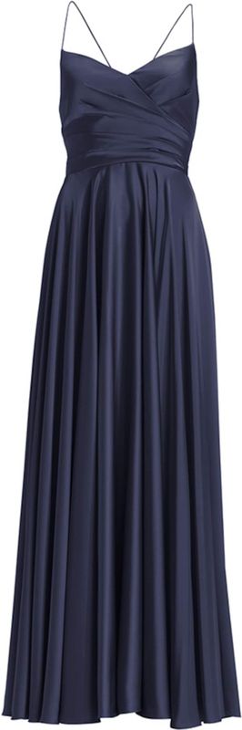 Heykyla Dames jurk blauw (Maat: 32) - Effen