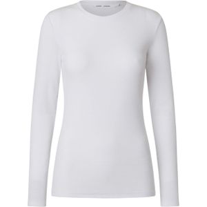 Samsøe Samsøe Longsleeve wit (Maat: S) - Halslijn: Ronde hals,