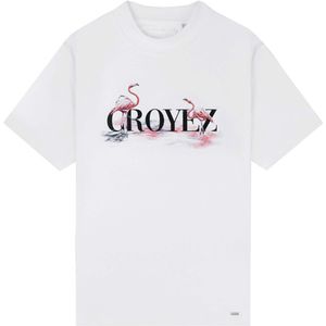Croyez homme T-shirt wit (Maat: L) - Fotoprint - Halslijn: Ronde hals,
